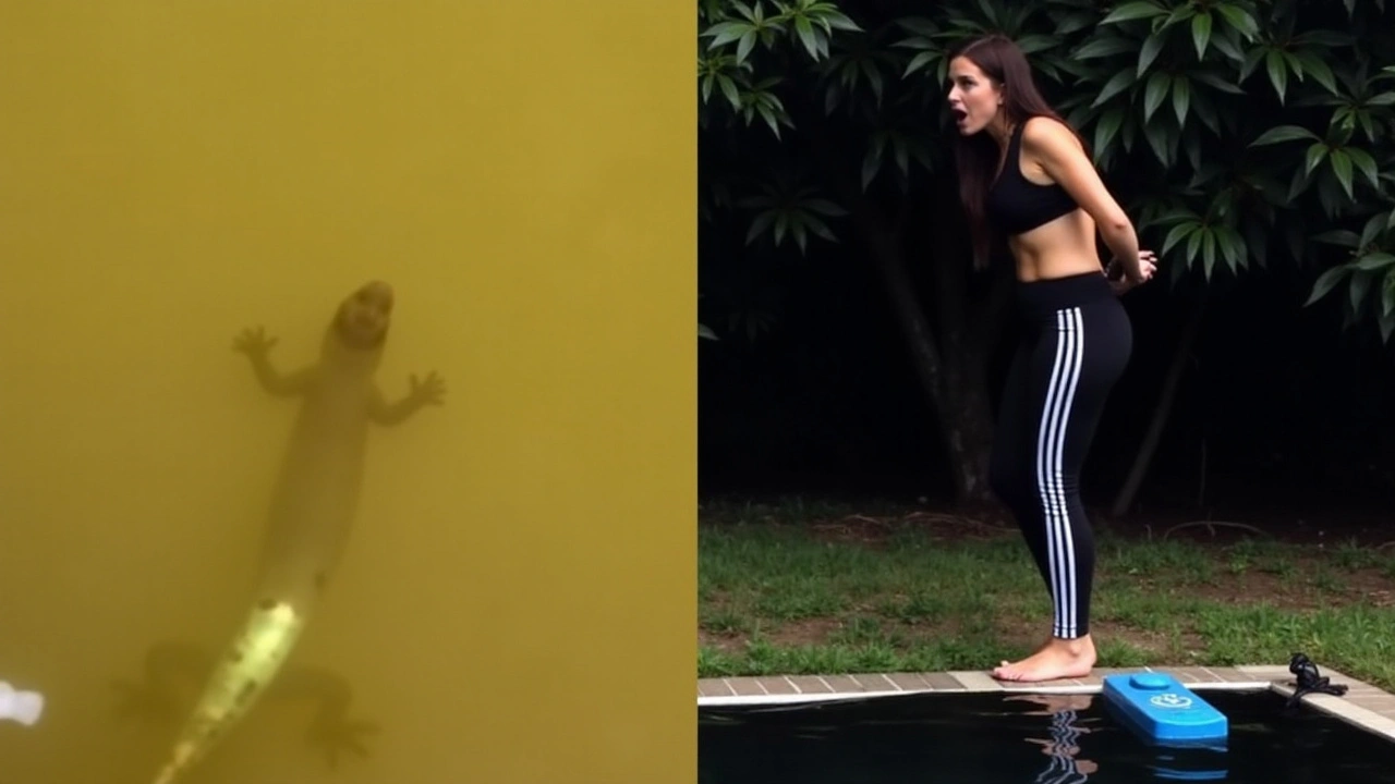 Anitta Encontra Iguana em sua Piscina e Rouba a Cena nas Redes Sociais