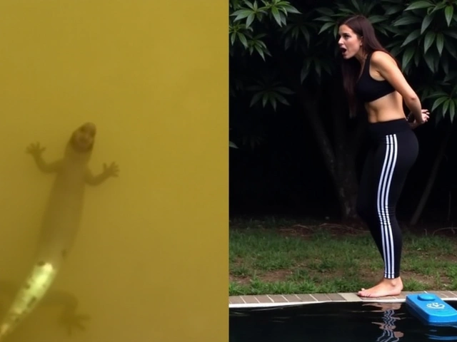 Anitta Encontra Iguana em sua Piscina e Rouba a Cena nas Redes Sociais