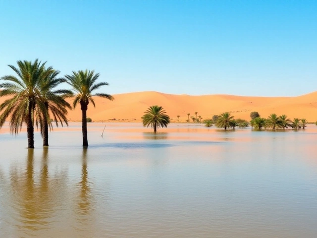 Inundações Raras Transformam o Deserto do Saara em Cenário Inesperado